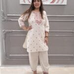 Afghani Cotton Flex Co-ord with Mirror Work