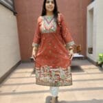 Cotton Kurta with Pichwai Print
