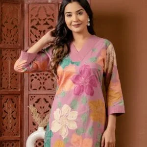 Pure Cotton 2PC Set with Thread Work