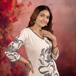 Cotton Flex 2PC Set with Embroidery