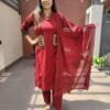 Cotton 3PC Set with Embroidered