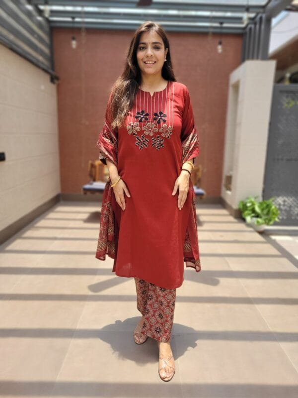 Ajrakh Cotton Flex 3PC Set