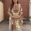 Elegant Ikkat Print Kurta Set