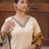 Ethnic Suit with Kalamkari Dupatta