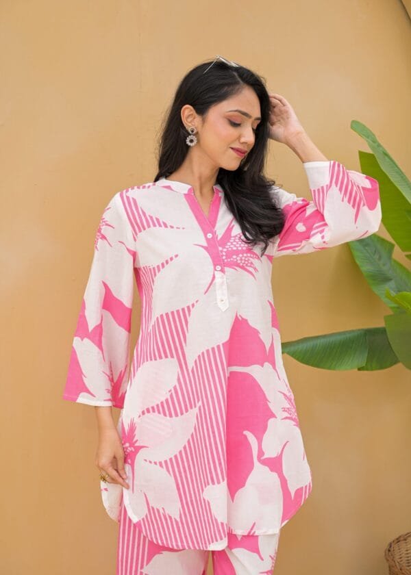 Farsi Co-ord Set in Pure Cotton
