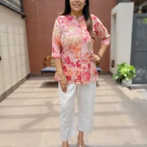 Rayon Tunic with Floral Print