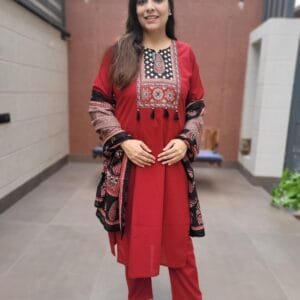 Ajrakh Print 3PC Cotton Set