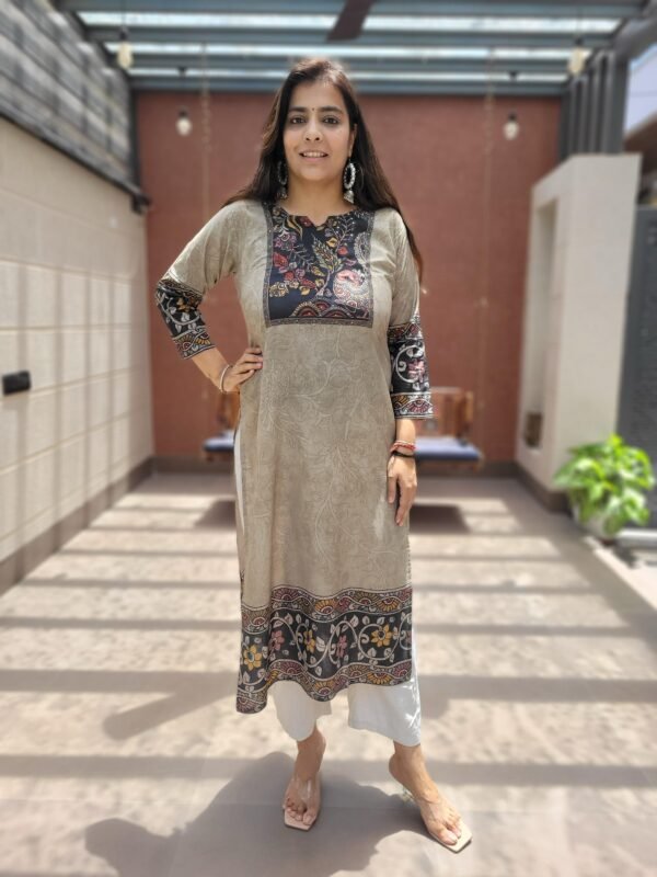 Cotton Kurta with Digital Print