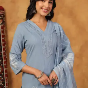 Elegant Cotton Slub 3PC Set