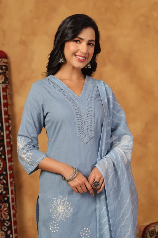 Elegant Cotton Slub 3PC Set