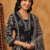 Cotton 3pc Set with Zari & Mirror Work