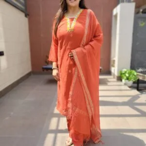 Premium Mul Chanderi 3PC Set