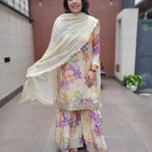 Tissue Digital Sharara Set