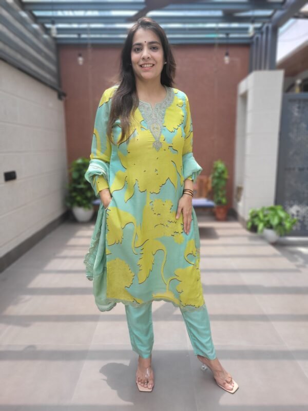 Premium Tissue Silk Kurta Set