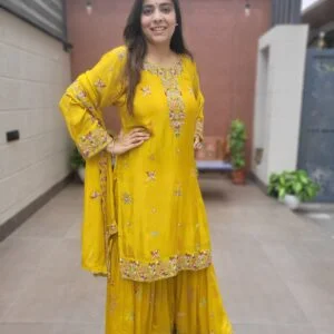Pure Chinon Sharara Set
