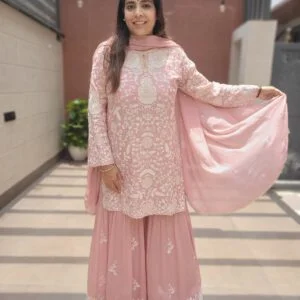 Pure Chinon Sharara Set