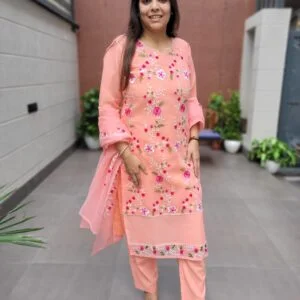 Kota Doriya Embroidered Kurta