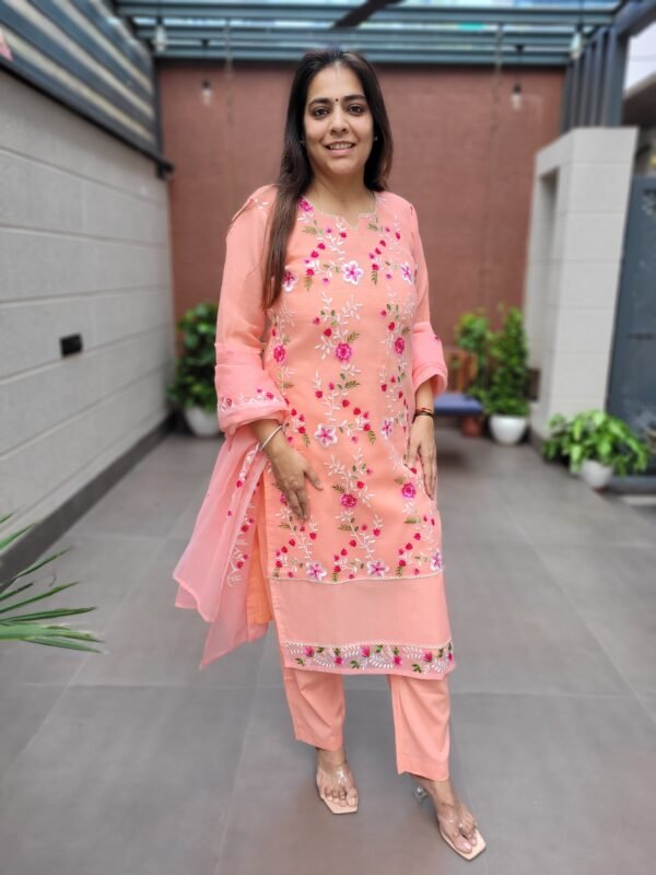 Kota Doriya Embroidered Kurta