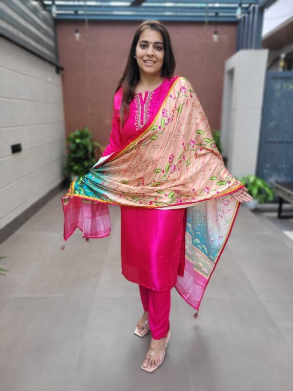 Festive Russian Silk 3PC Set