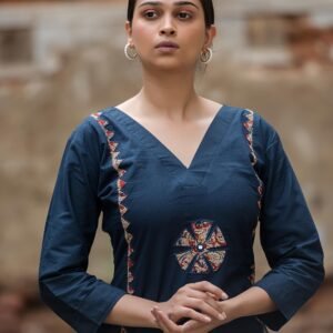 Elegant A-Line Cotton Kurta Set