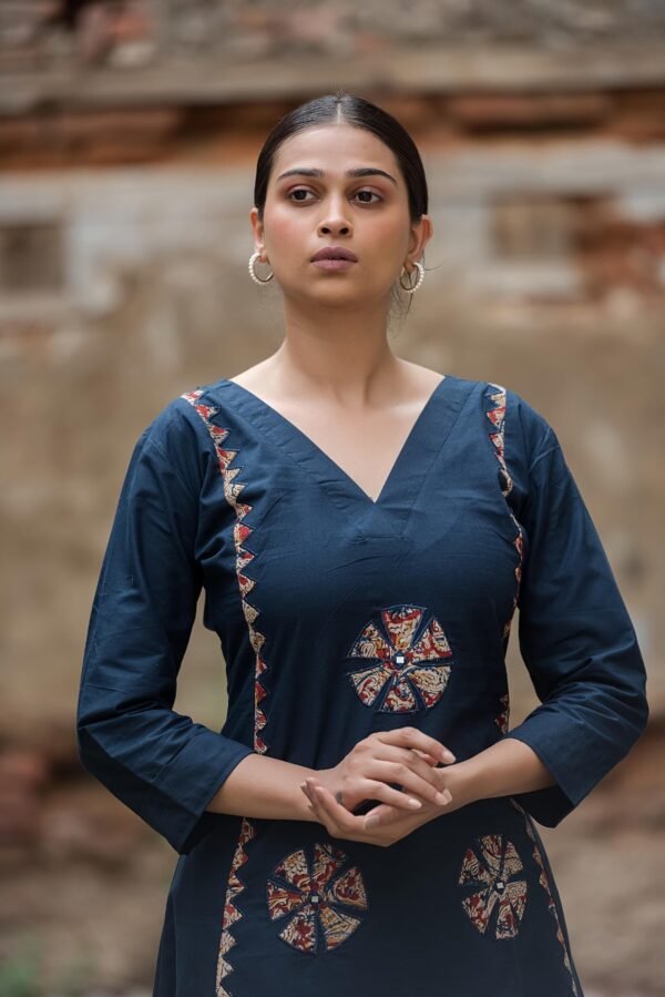 Elegant A-Line Cotton Kurta Set