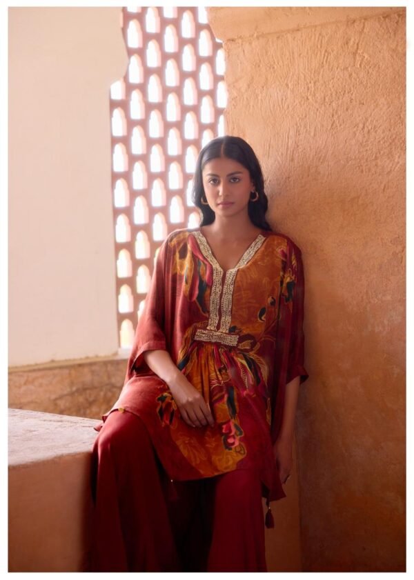 repe Poncho Kaftan Set