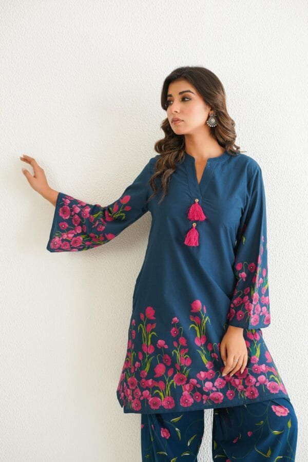 Cotton Farsi Salwar 2PC Set with Floral Print