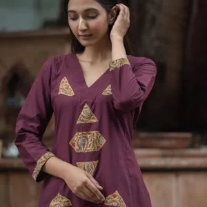 A-Line Cotton Kurta Set