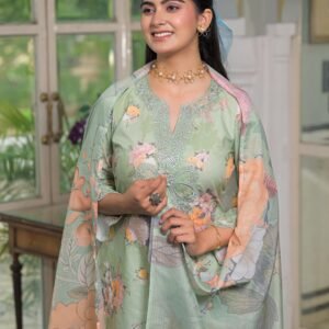 Designer 3PC Cotton Suit