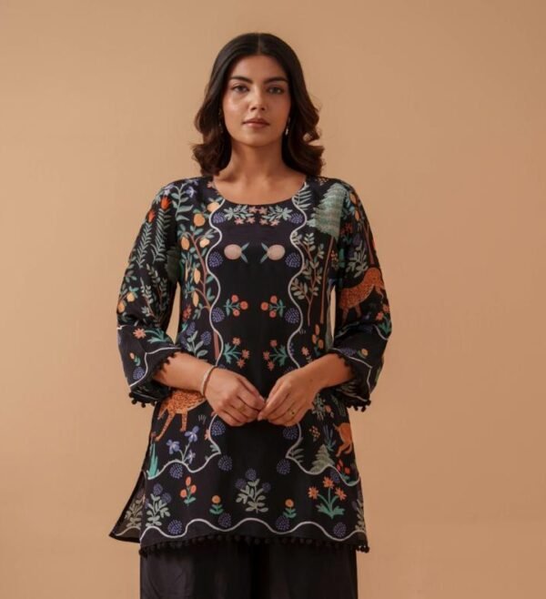 Natural Crepe Co-ord Set for Women