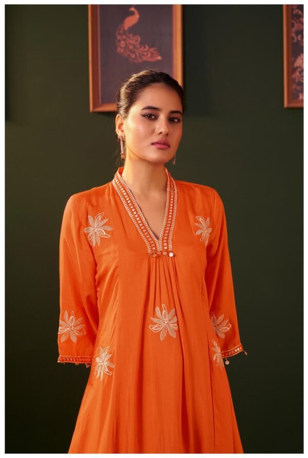 Muslin A-Line Kurta Set