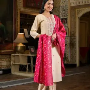 Roman Slub Festive 3PC Set