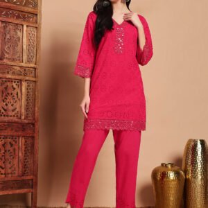 Chikankari Co-ord Set