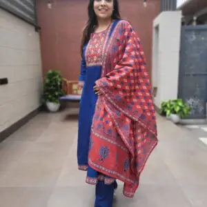 Anarkali Cotton Dobby 3PC Set
