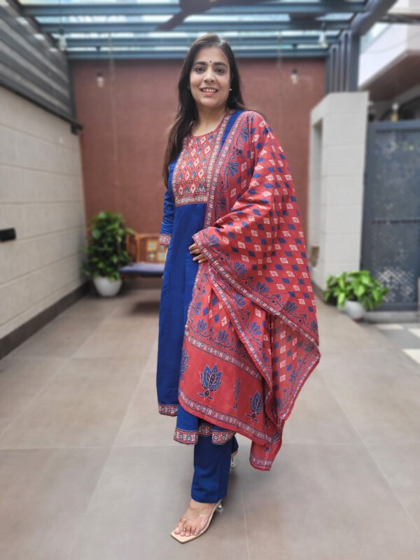 Anarkali Cotton Dobby 3PC Set