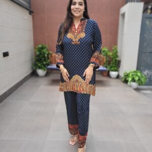 Natural Crepe Co-ord Set