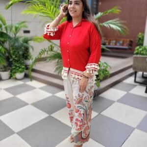 Pure Muslin Co-ord Set