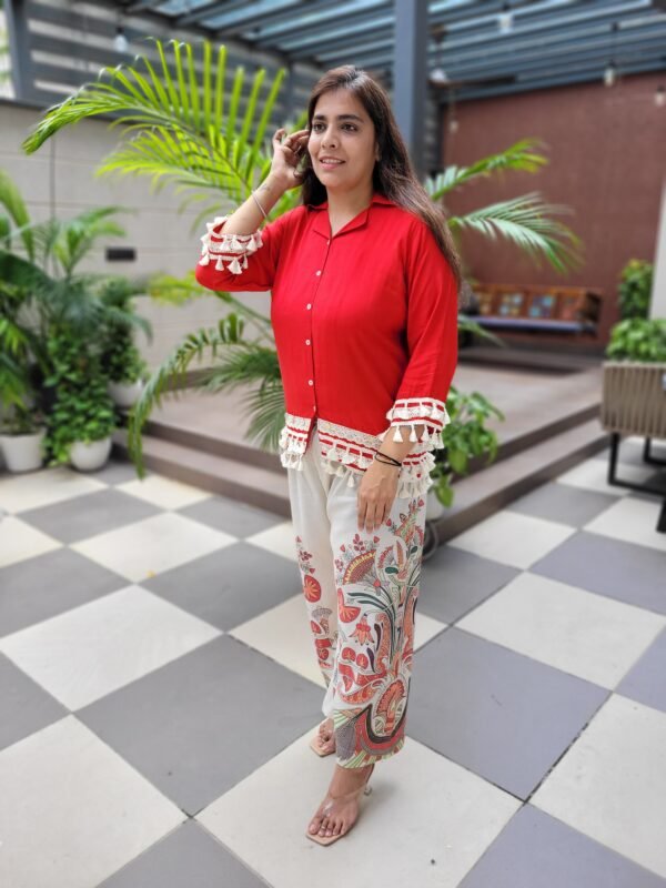 Pure Muslin Co-ord Set