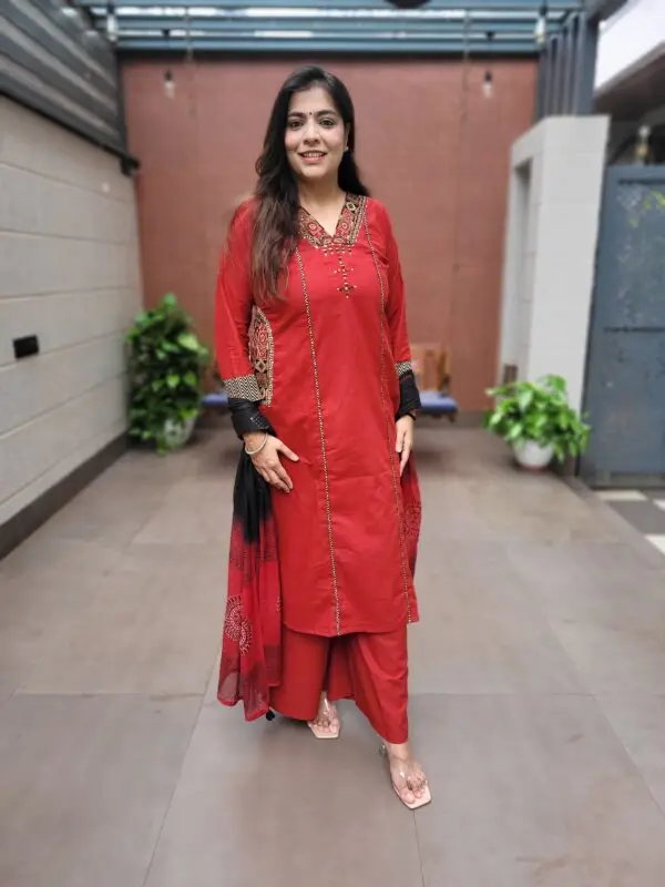 Cotton 3PC Set with Embroidery