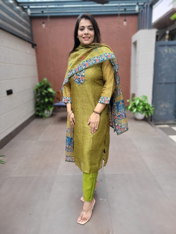 Chanderi Patola 3PC Set