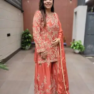 Pure Chinon Sharara 3PC Set