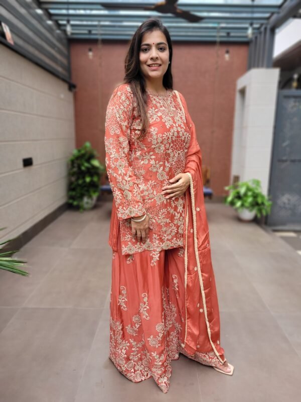 Pure Chinon Sharara 3PC Set