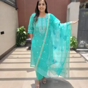 Kota Doriya Leheriya Suit Set