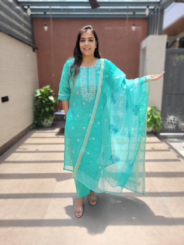 Kota Doriya Leheriya Suit Set