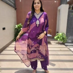 Organza Jacquard Set