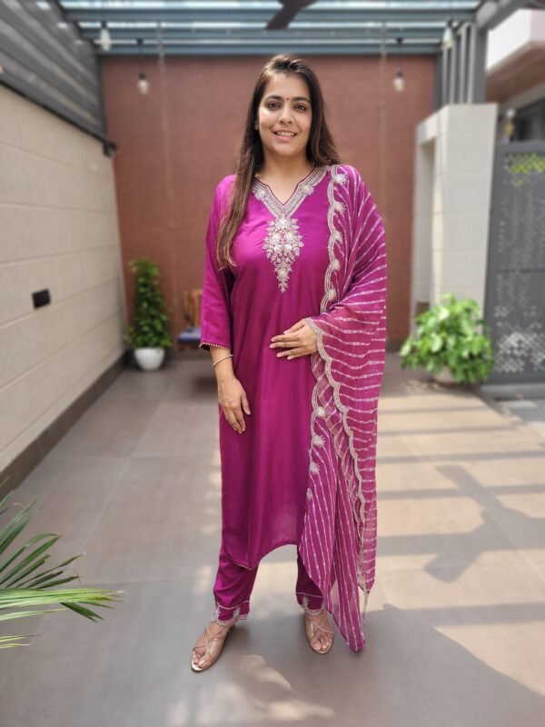 Russian Silk 3PC Suit Set