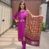 Party Wear Russian Silk Suit Set