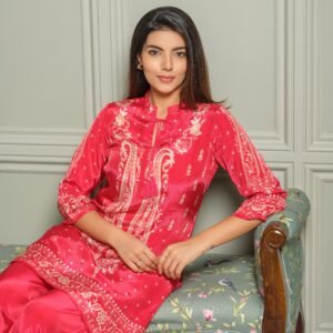 Natural Crepe Co-ord Set