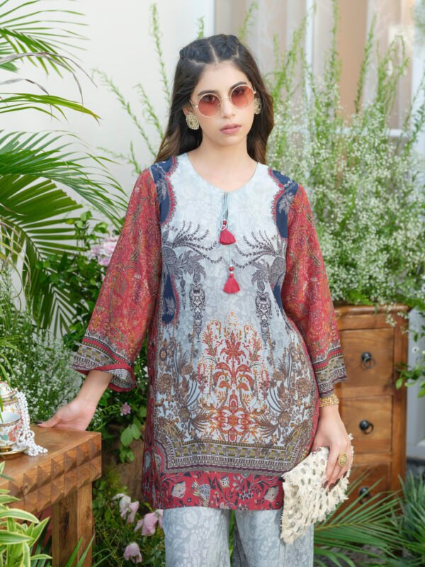 Natural Crepe Co-ord Set