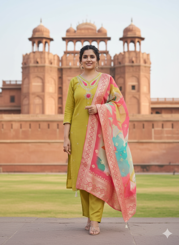 Organza Jacquard 3PC Suit Set